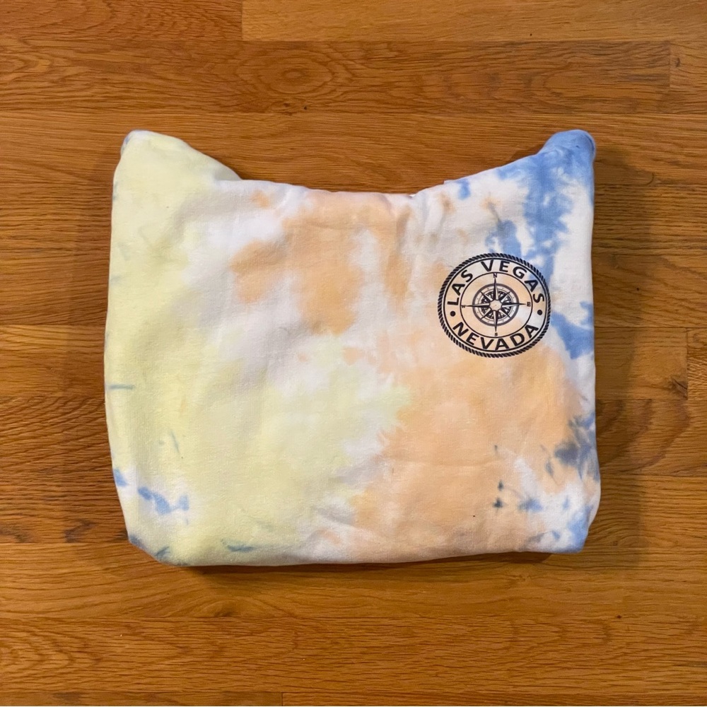 exist las vegas tie dye hoodie